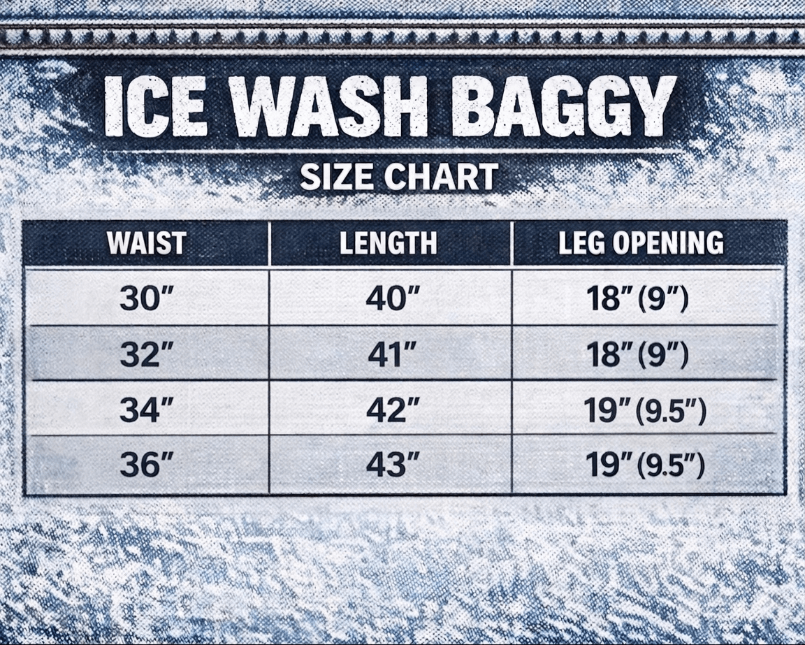 Ice Wash Baggy -Unisex - Image 3