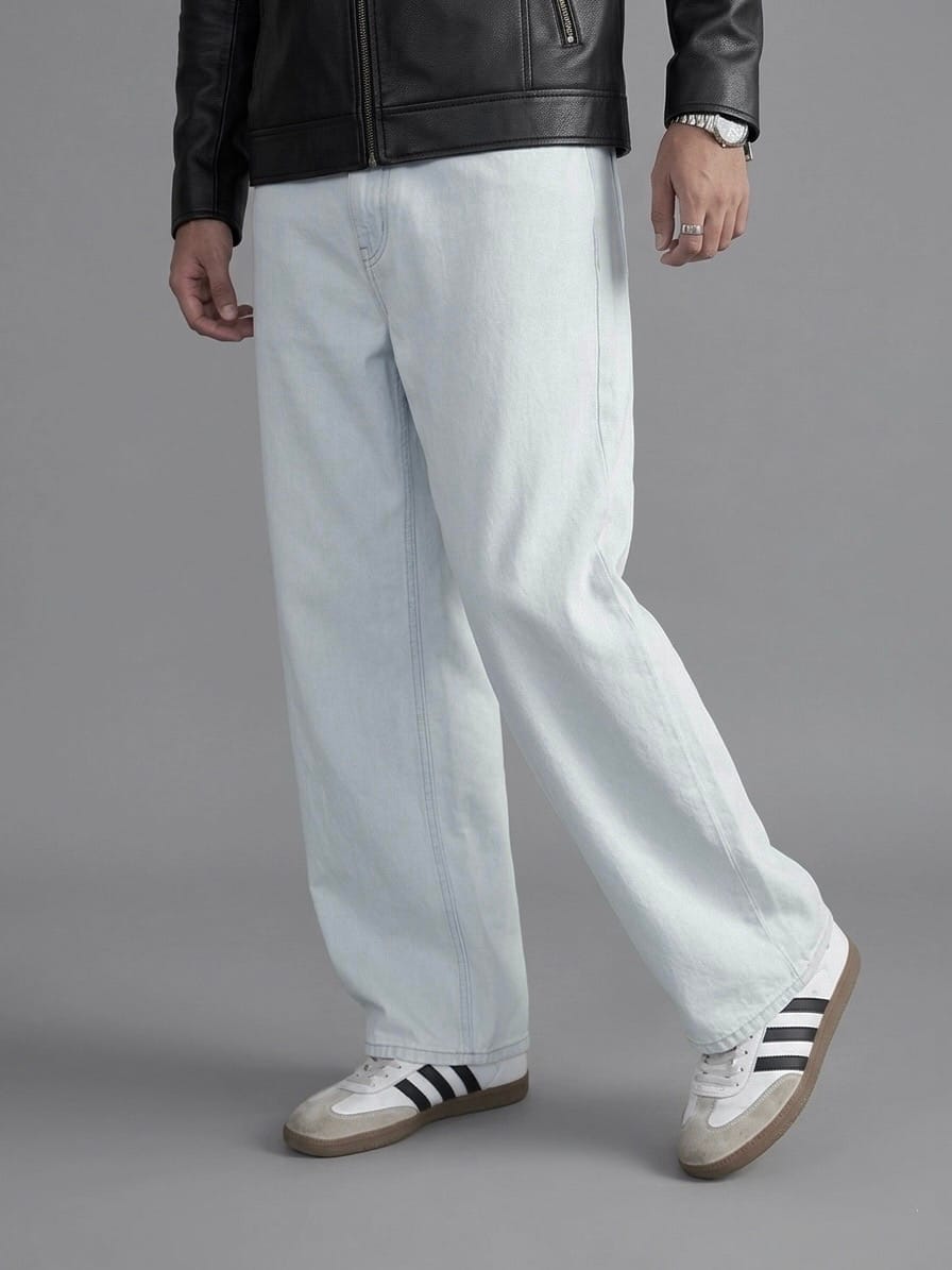Ice Wash Baggy -Unisex - Image 2