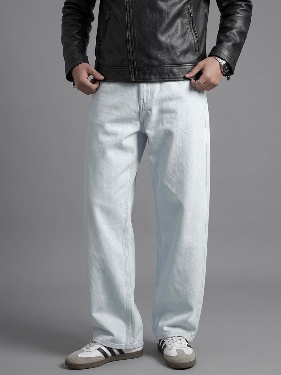 Ice Wash Baggy -Unisex