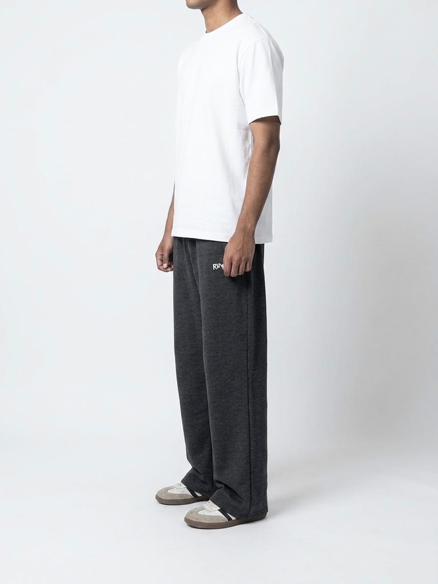 Charcoal grey Baggy trouser