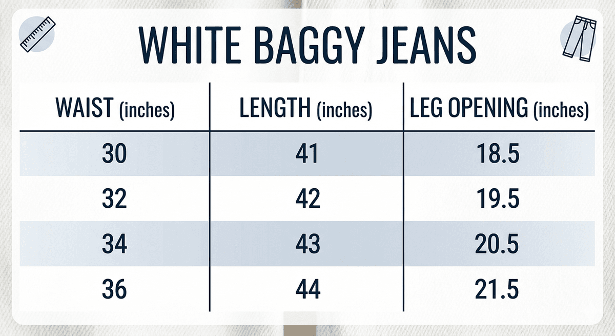 White Baggy jeans - Image 3
